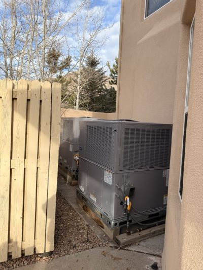 Residential AC installation