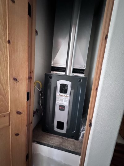 Residential furnace installation